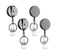 Will Well ID Badge Holder Reel with Clip Pack (pack of 10)