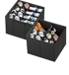 SpaceAid Shoe Organizer Closet 2 Pack Foldable Shoe Storage