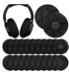 BBTO 100 Pieces Headphone Ear Covers Disposable Pack (pack of 100)